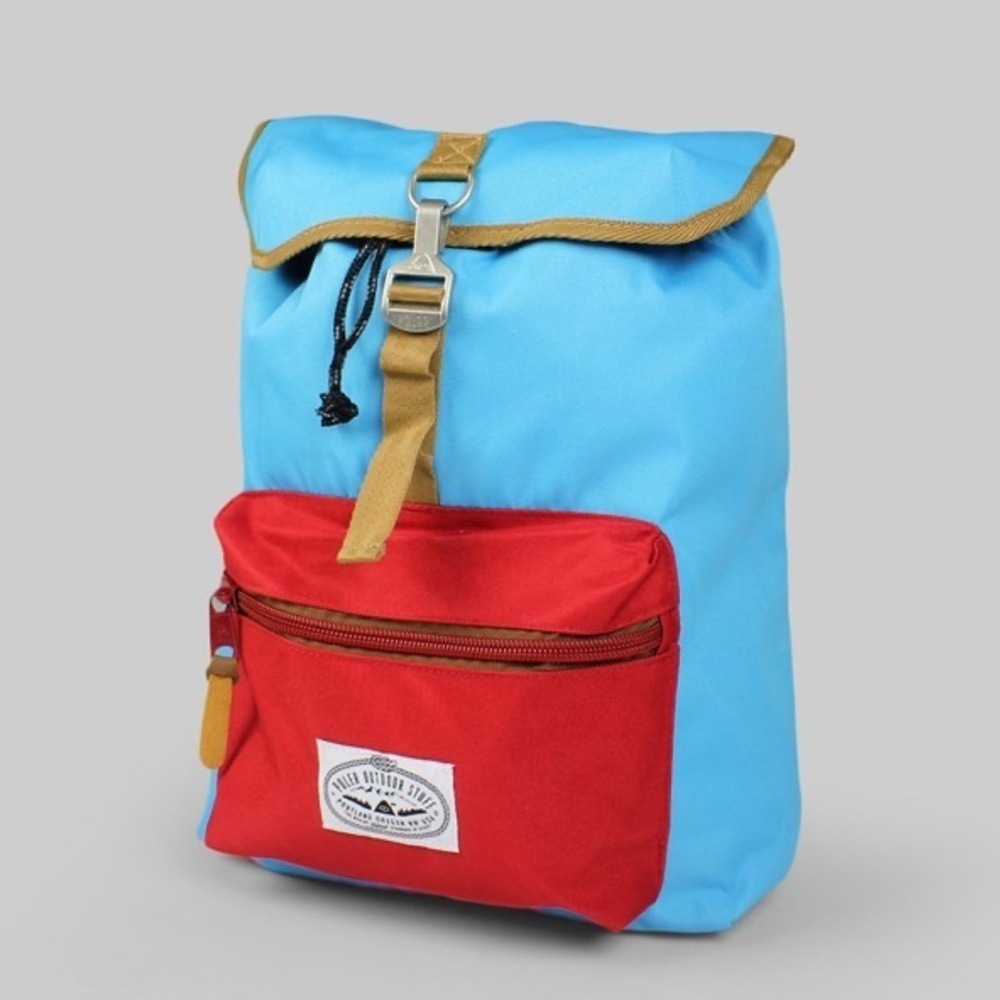 Poler outdoor stuff field red and blue hiking camping trail adventure backpack
